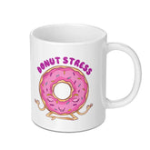 Cute Pink Donut Stress Relief Motivational Mug product type